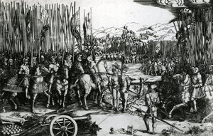 La battaglia di Ravenna da Italian School